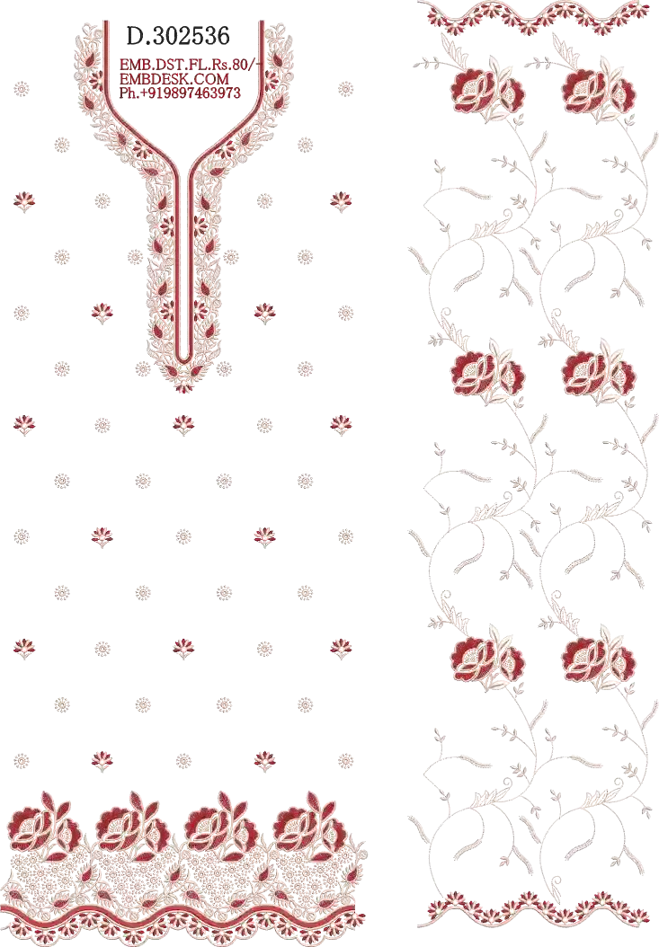 Fancy Long suits panal 