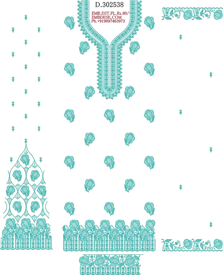 Fancy Long suits panal 