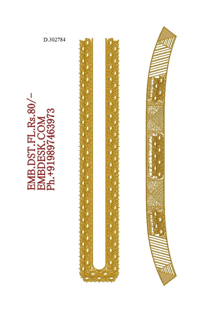 Fancy men's neck kurta 
