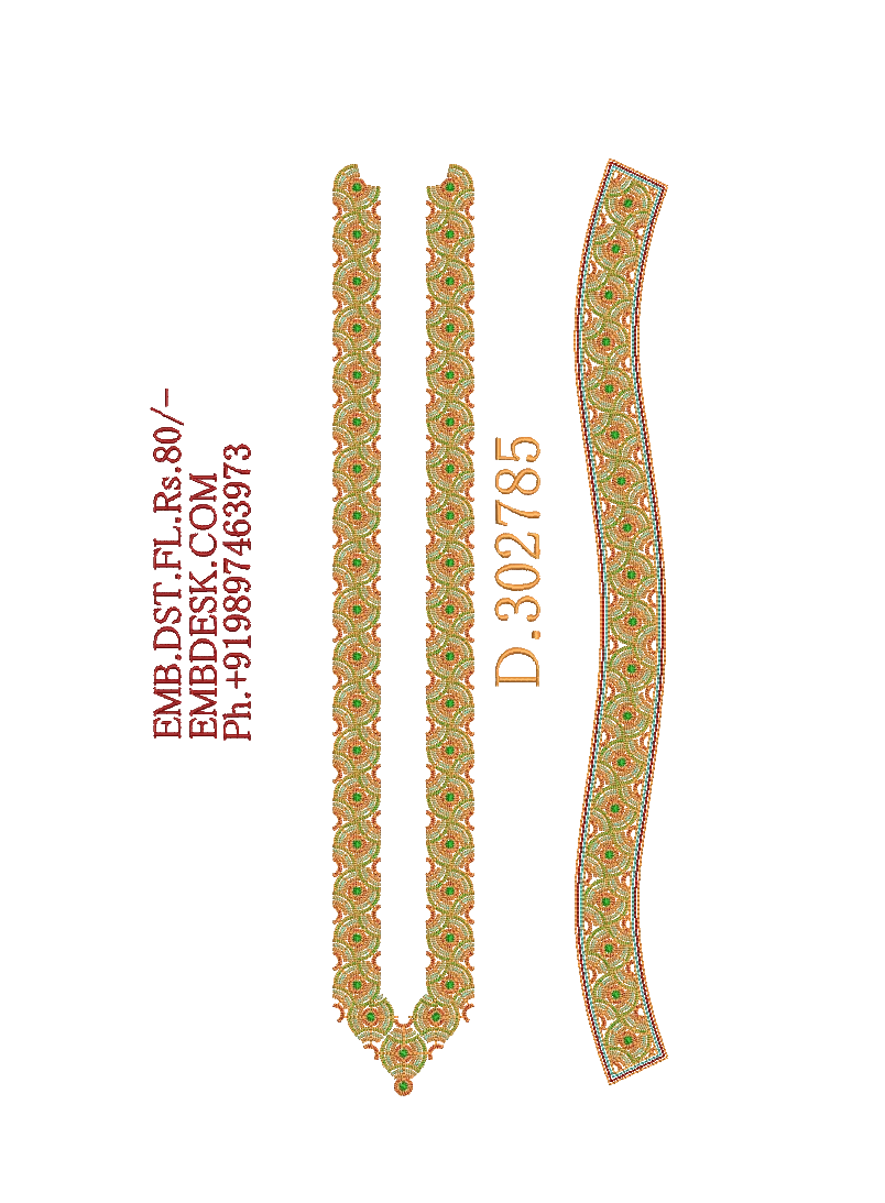 Fancy men's neck kurta