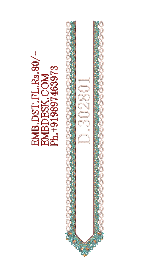 Fancy men's neck kurta