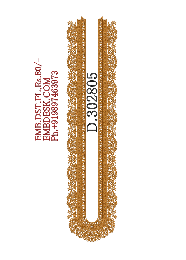 Fancy men's neck kurta