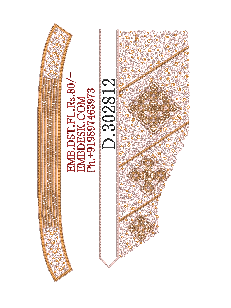 Fancy men's neck kurta 