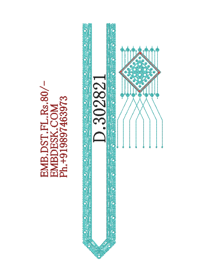 Fancy men's neck kurta