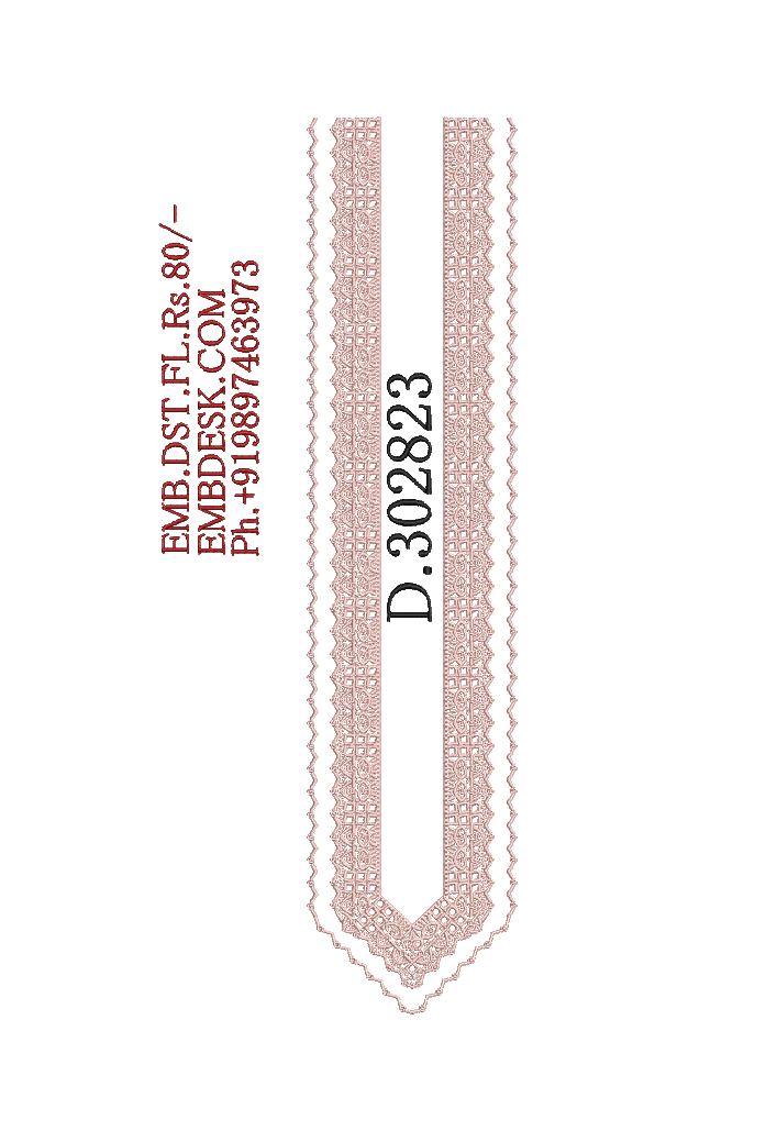 Fancy men's neck kurta