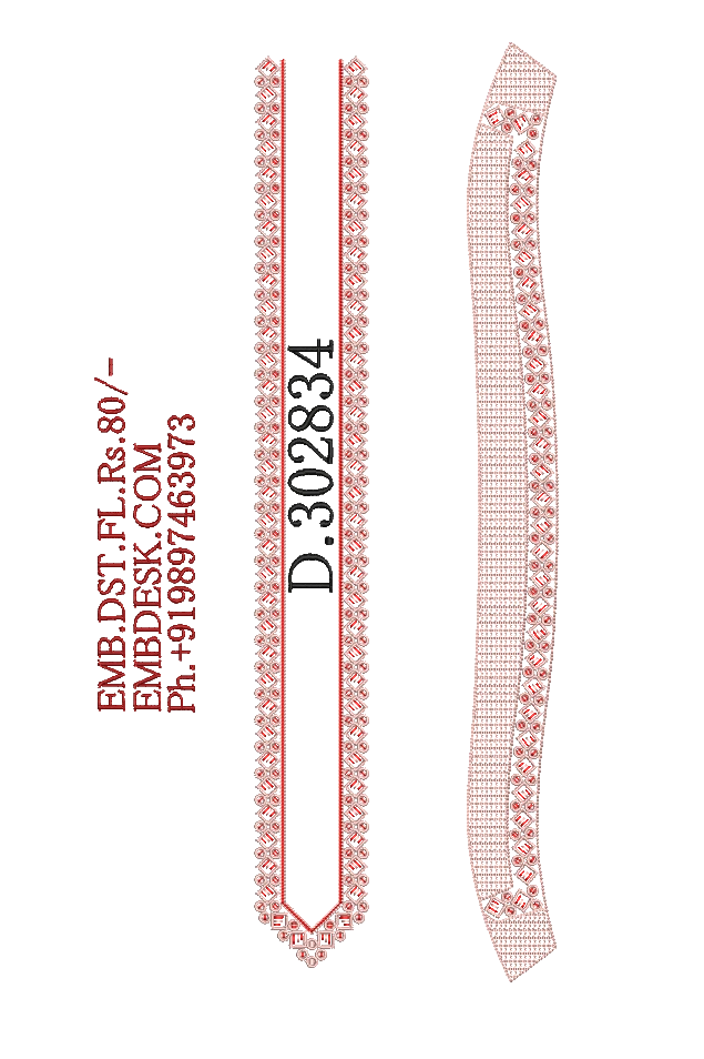 Fancy men's neck kurta