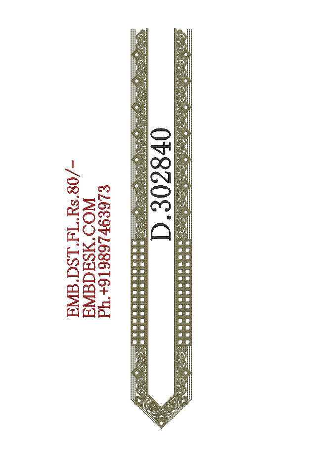 Fancy men's neck kurta 