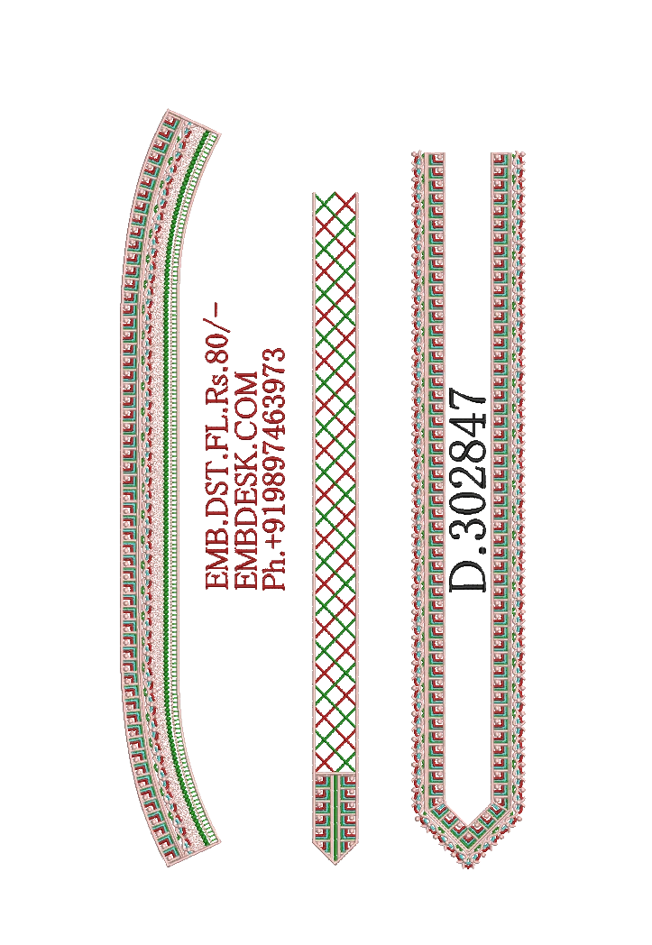 Fancy men's neck kurta