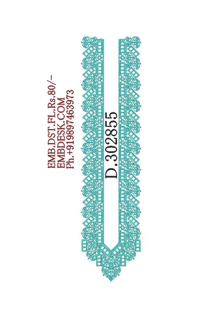 Fancy men's neck kurta