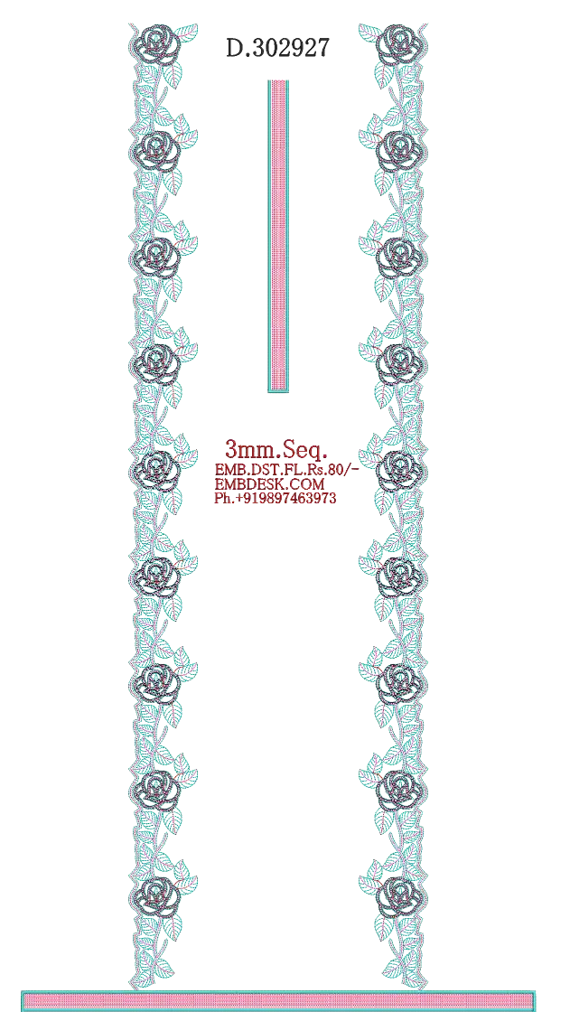 3mm seq. Long suit 