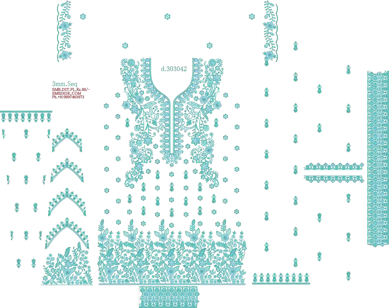 3mm seq fancy Long suit