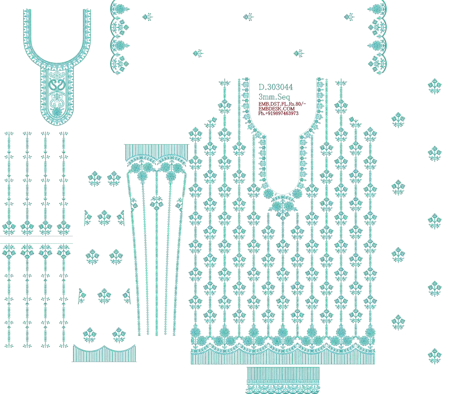 3mm seq fancy Long suit