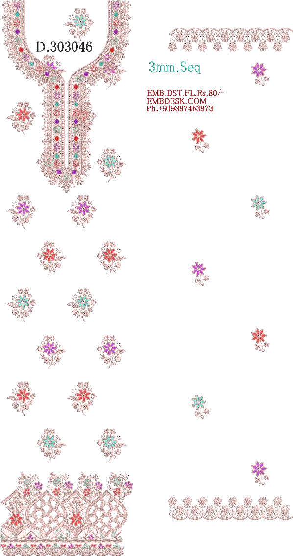 3mm seq fancy Long suit