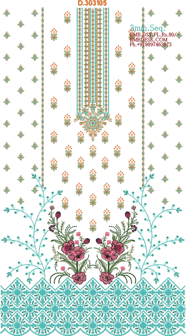 3mm Seq. Arabian long suit