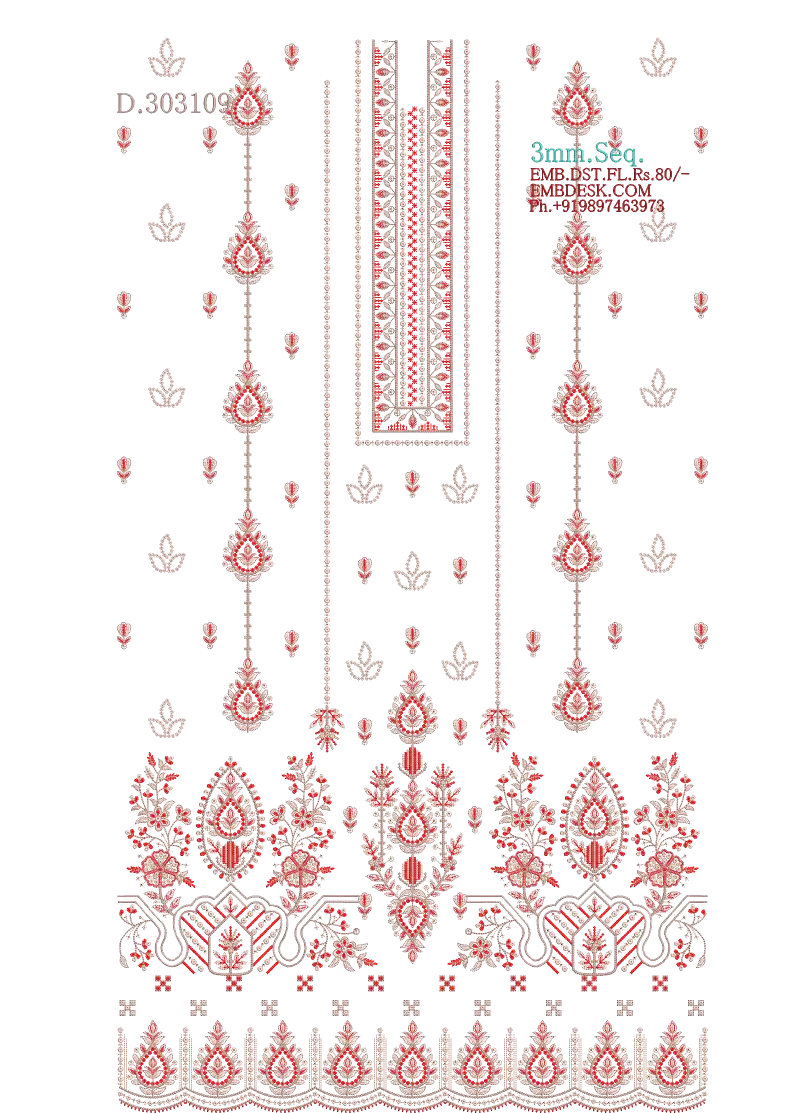 3mm Seq. Arabian long suit