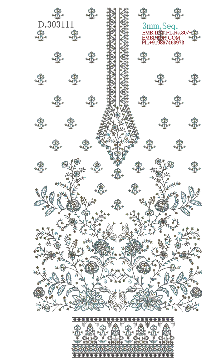 3mm Seq. Arabian long suit