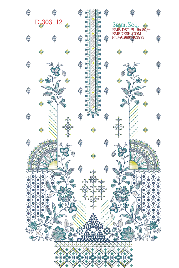 3mm Seq. Arabian long suit 