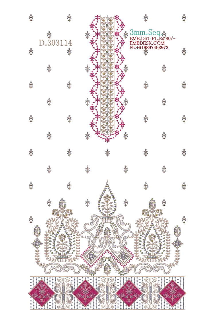 3mm Seq. Arabian long suit 