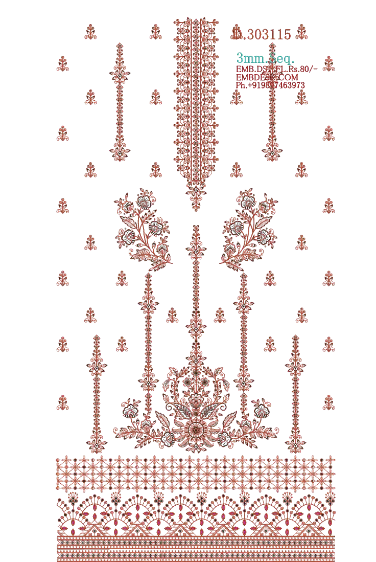 3mm Seq. Arabian long suit
