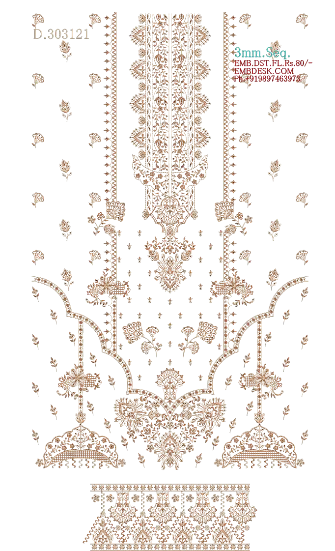 3mm Seq. Arabian long suit