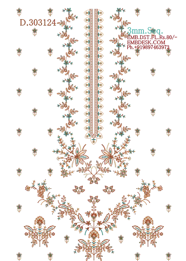 3mm Seq. Arabian long suit 