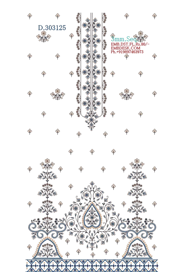 3mm Seq. Arabian long suit