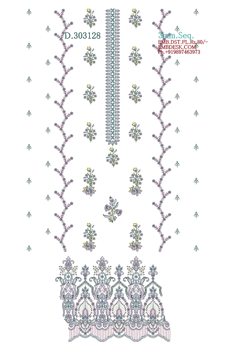 3mm Seq. Arabian long suit 