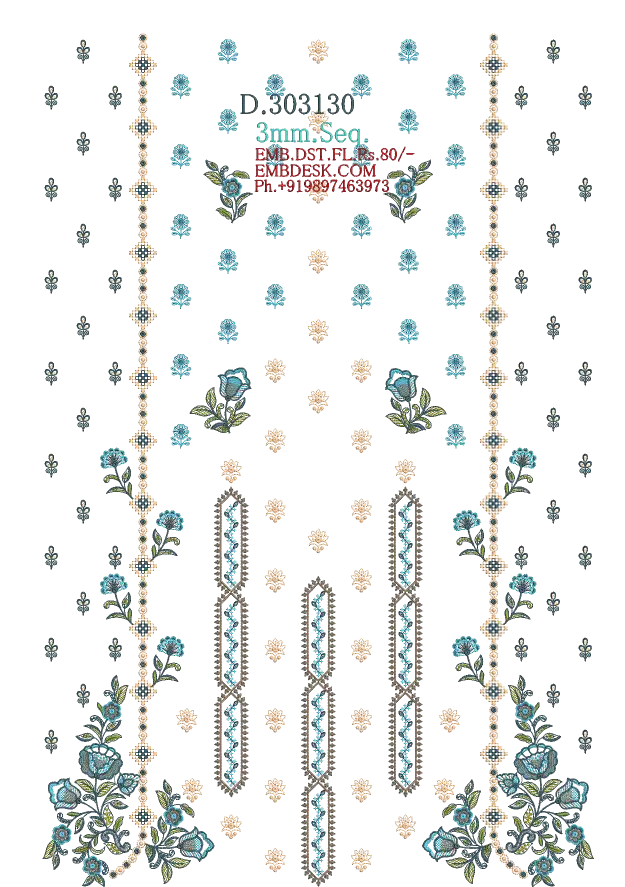 3mm Seq. Arabian long suit 
