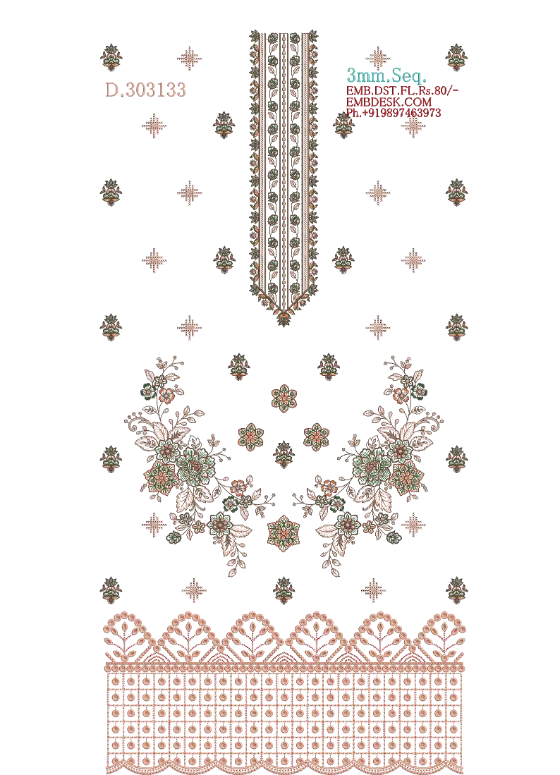 3mm Seq. Arabian long suit