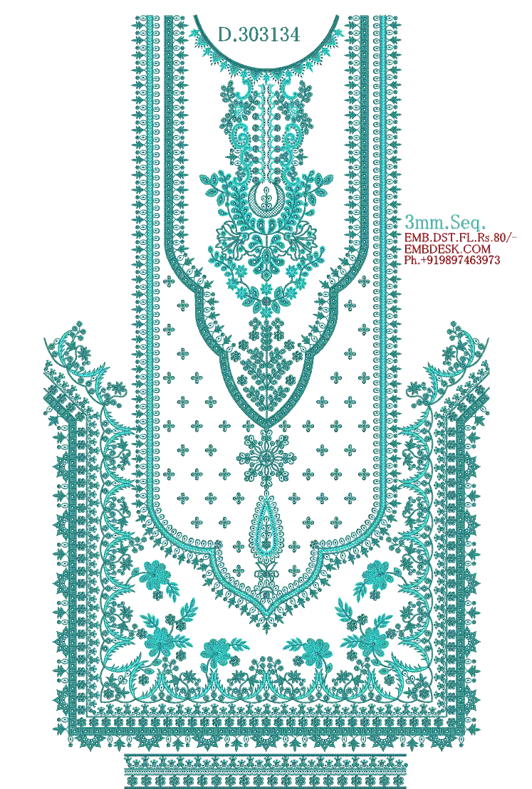 3mm Seq. Arabian long suit 
