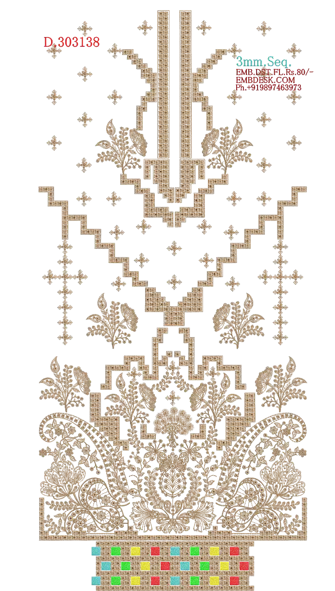 3mm Seq. Arabian long suit 