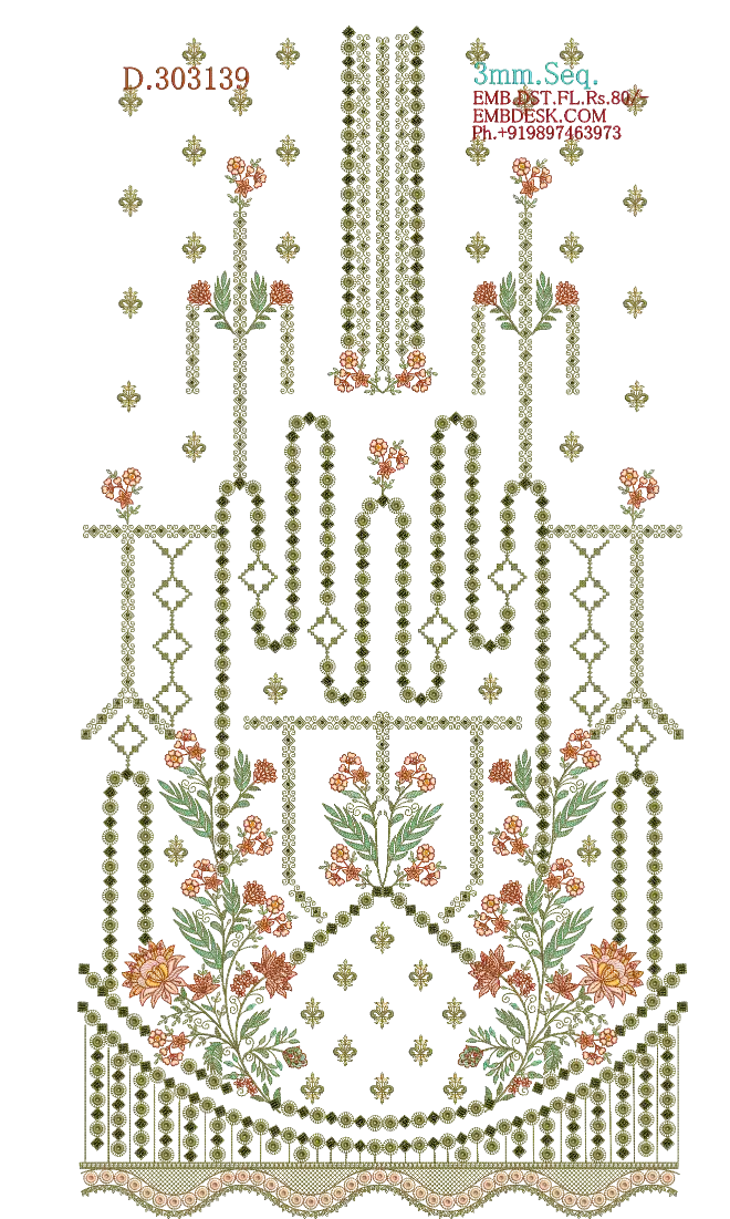 3mm Seq. Arabian long suit