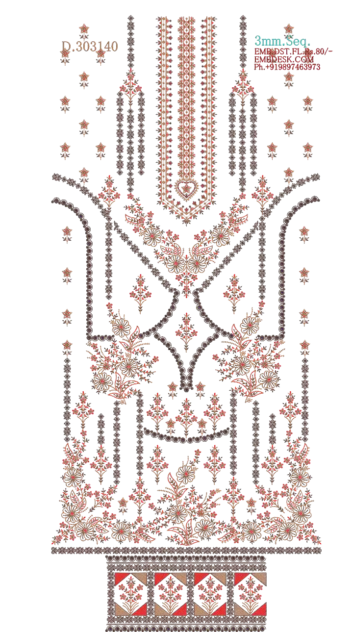 3mm Seq. Arabian long suit 