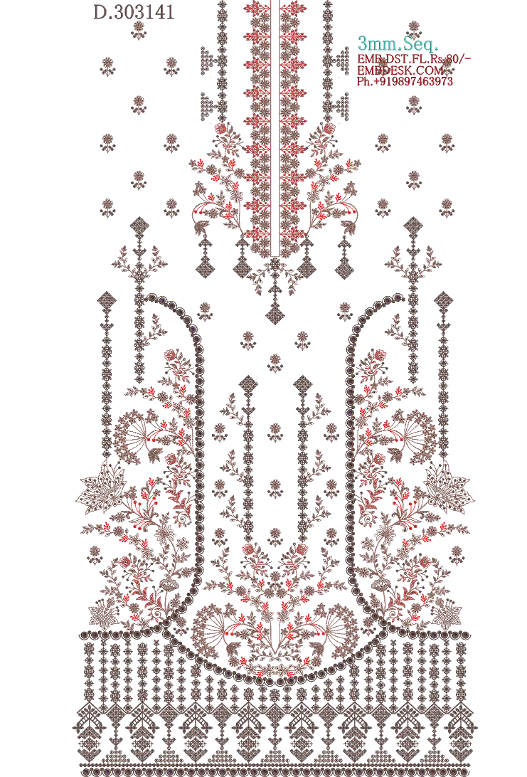 3mm Seq. Arabian long suit