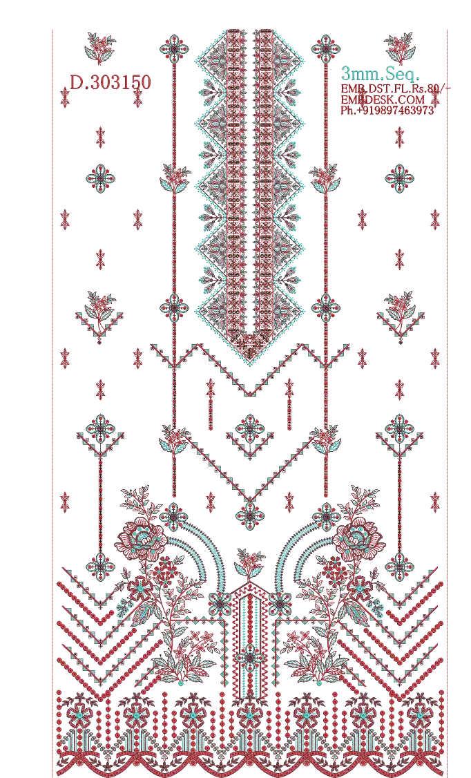3mm Seq. Arabian long suit