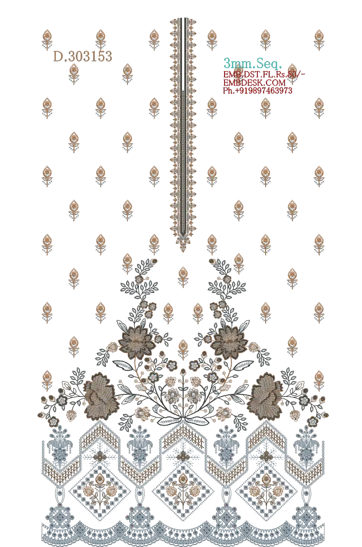 3mm Seq. Arabian long suit 