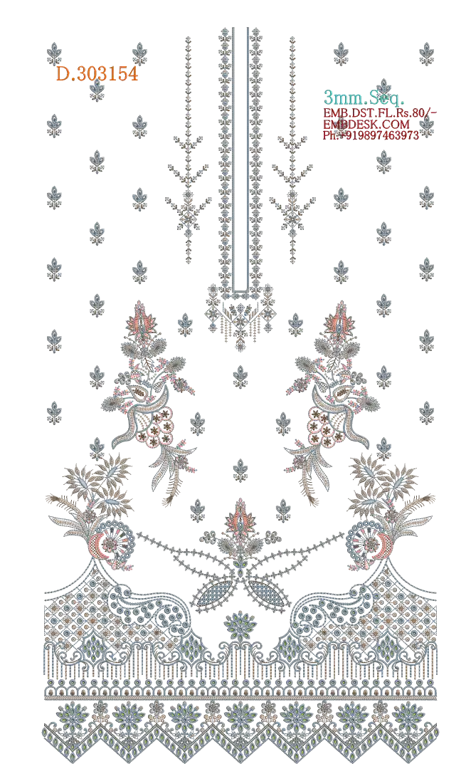 3mm Seq. Arabian long suit