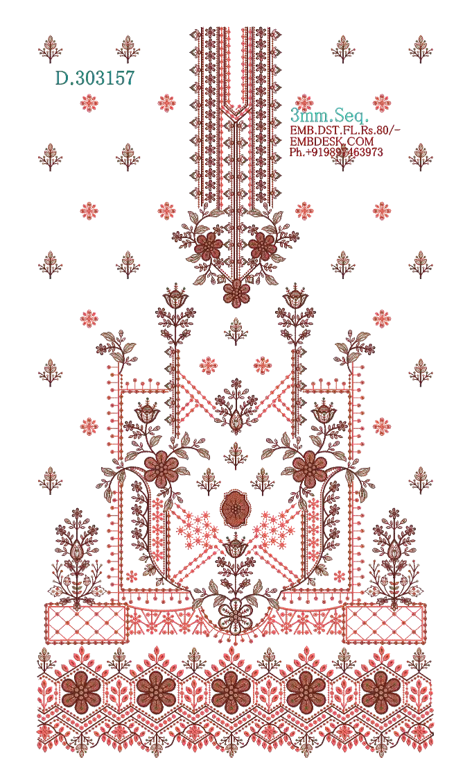 3mm Seq. Arabian long suit 