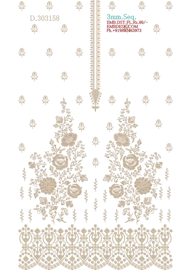 3mm Seq. Arabian long suit