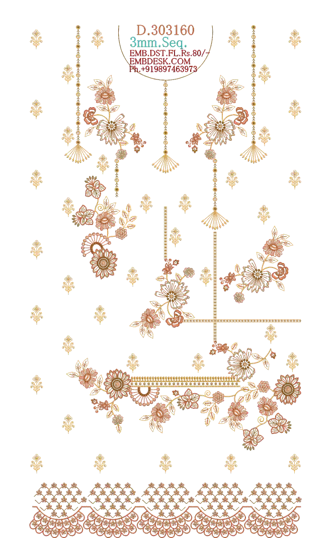 3mm Seq. Arabian long suit