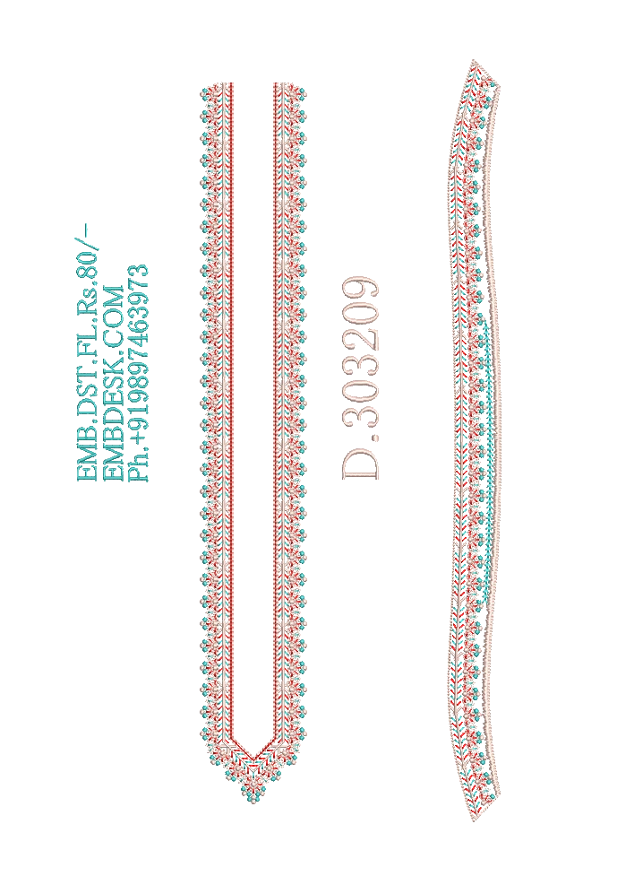 Fancy men's neck kurta