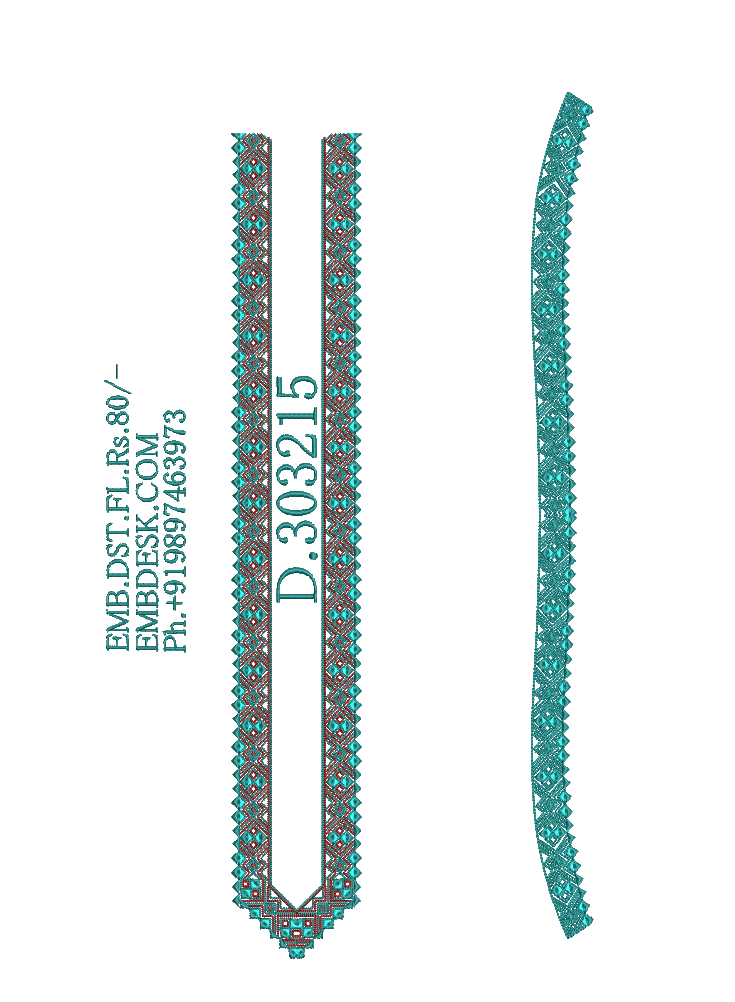Fancy men's neck kurta