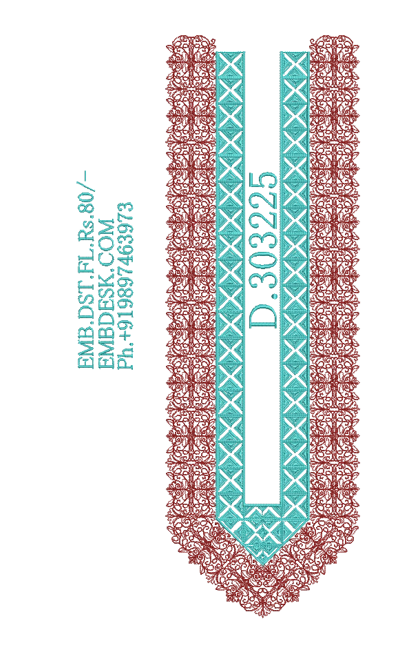 Fancy men's neck kurta