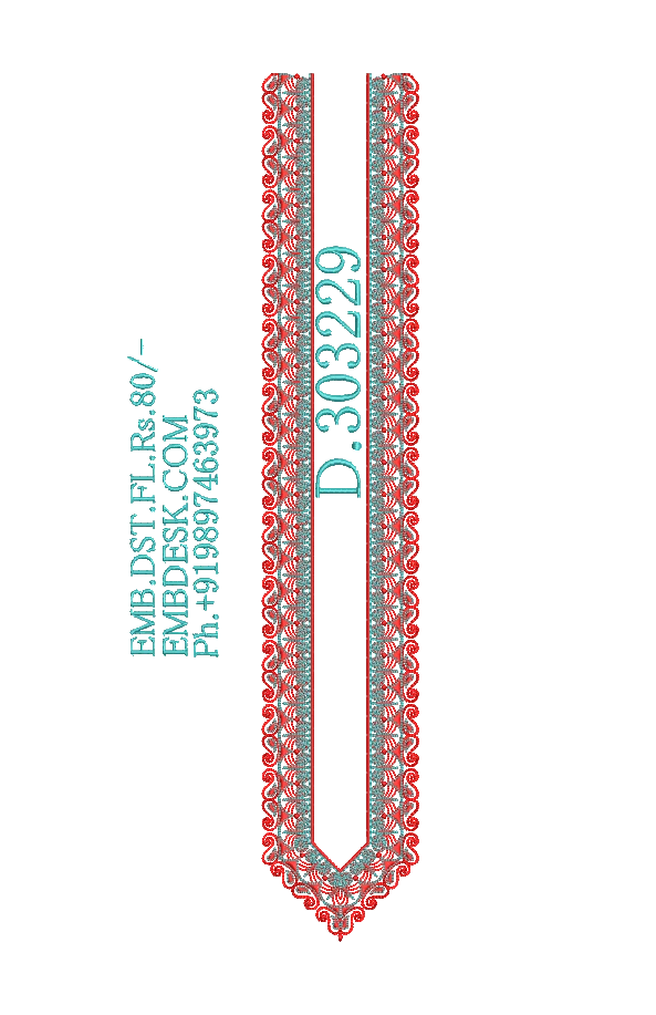 Fancy men's neck kurta