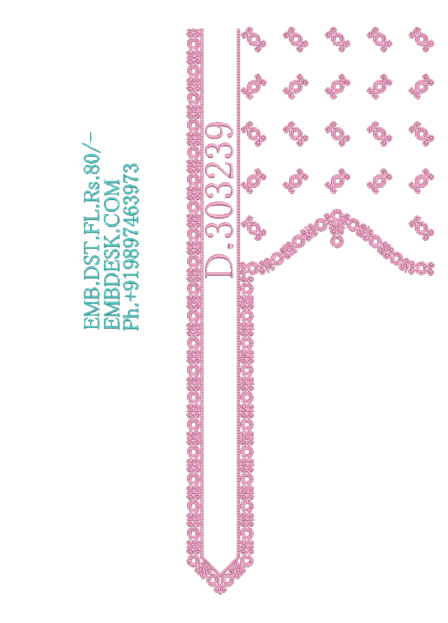 Fancy men's neck kurta