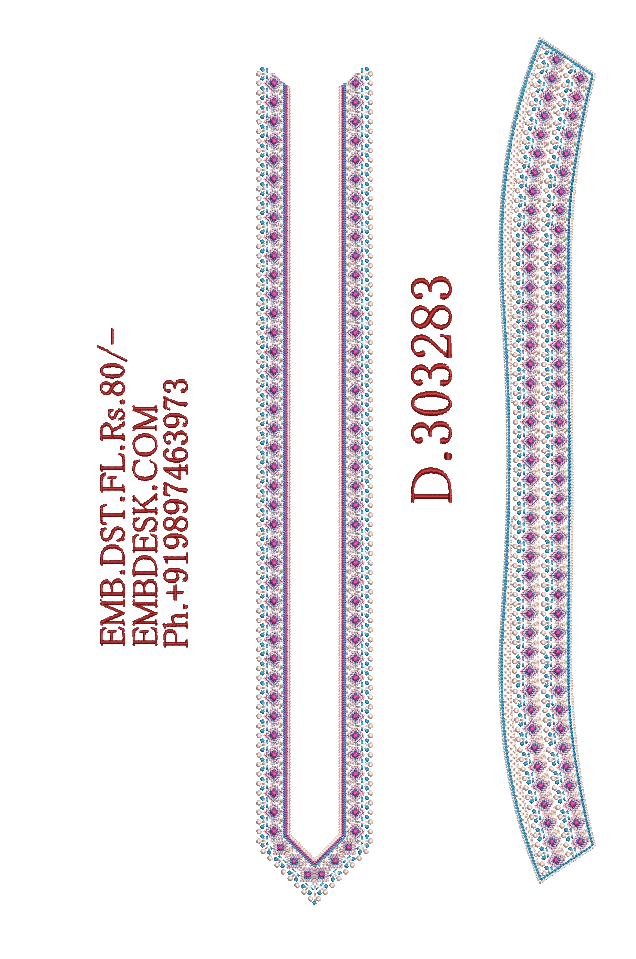 Fancy men's neck kurta