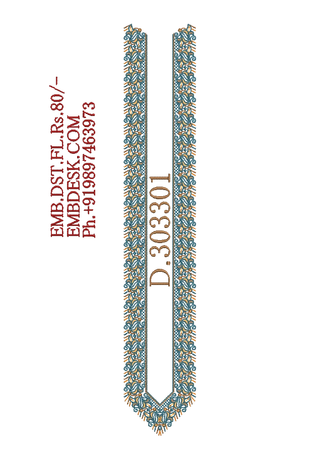 Fancy men's neck kurta