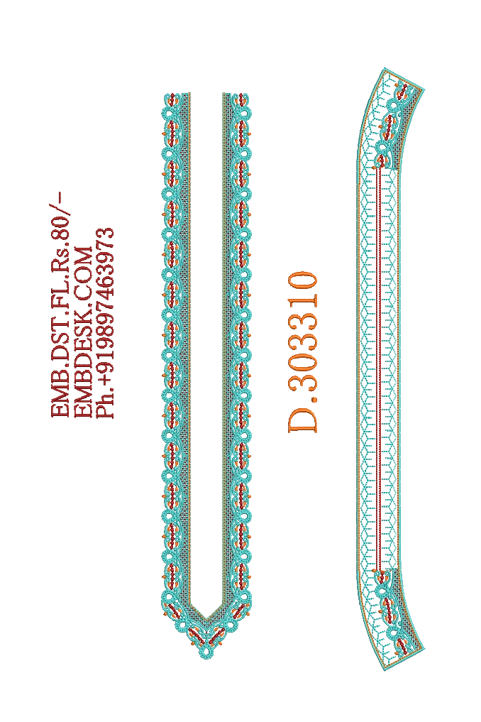 Fancy men's neck kurta 