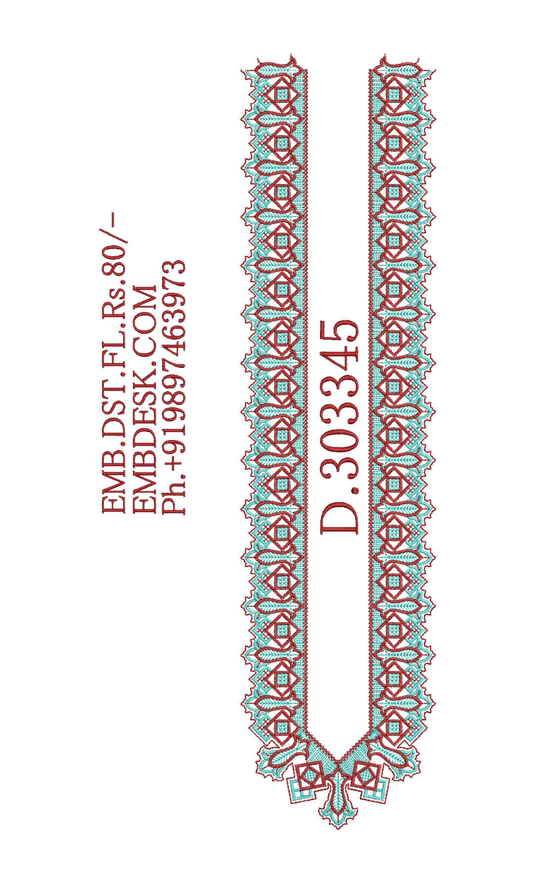 Fancy men's neck kurta 