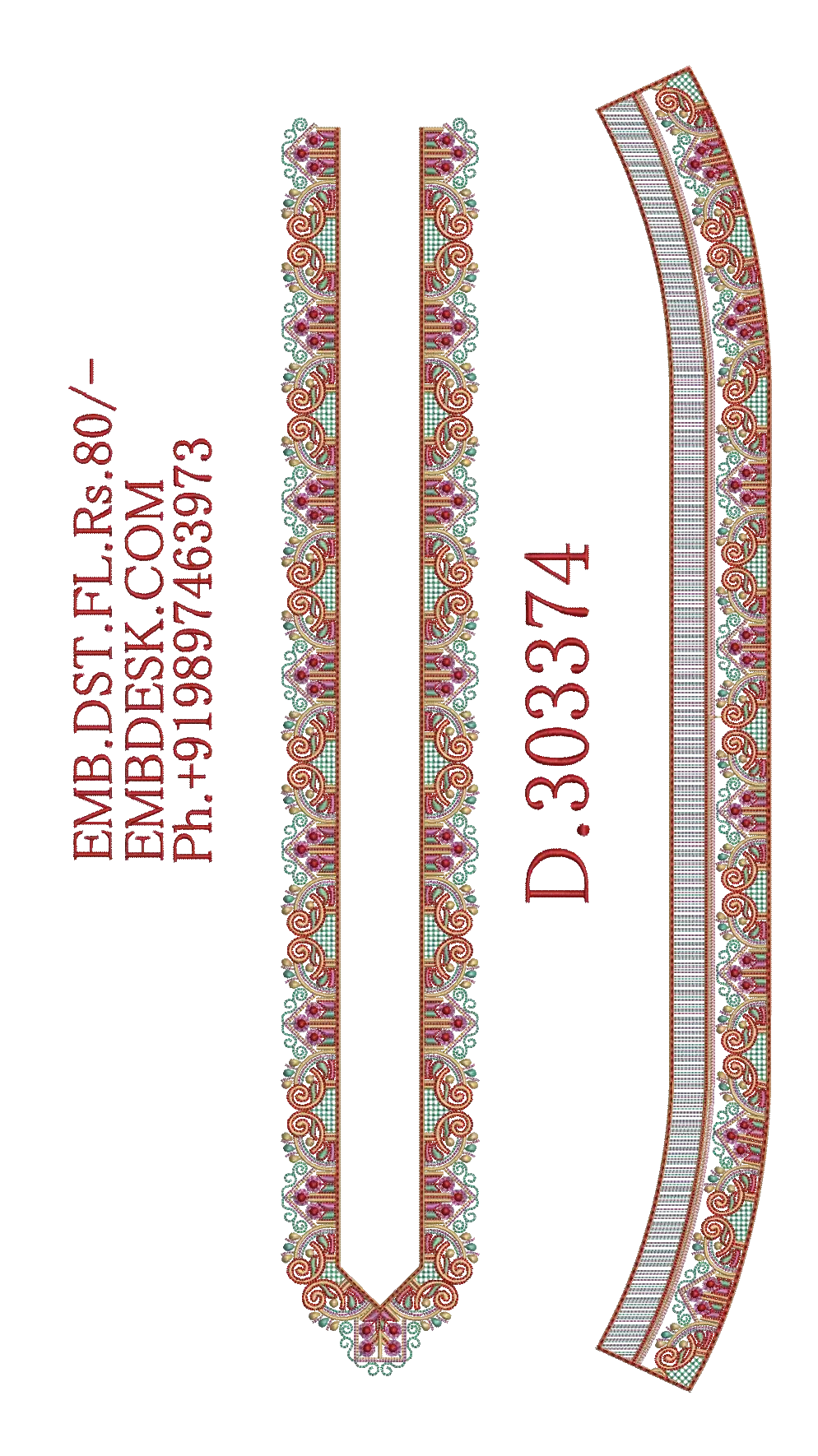 Fancy men's Neck kurta 